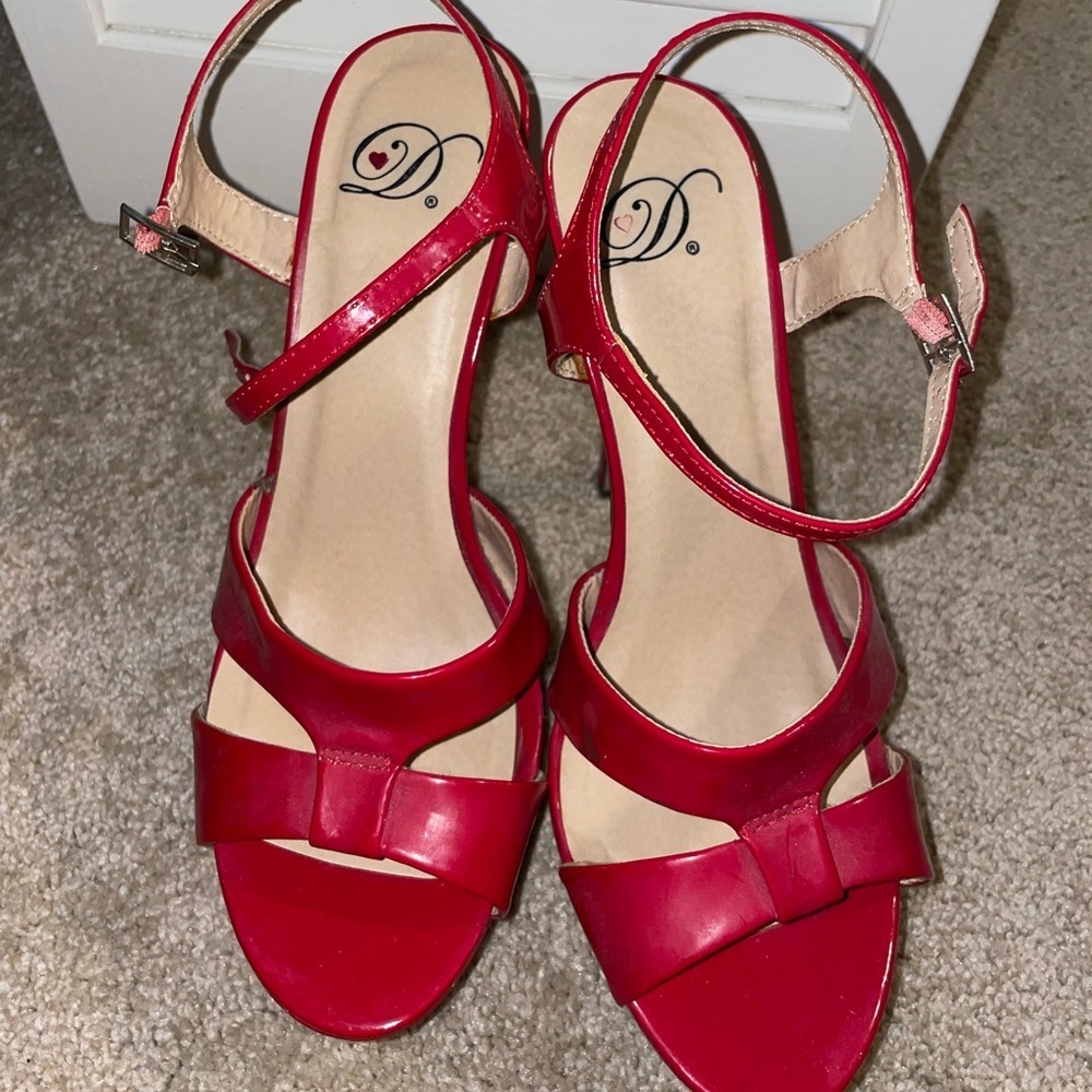Delicious Brand Platform Red Heels